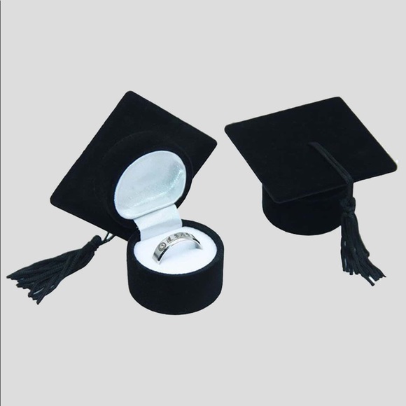 1pc Graduation Cap Shaped Jewelry Storage Box - Picture 1 of 7
